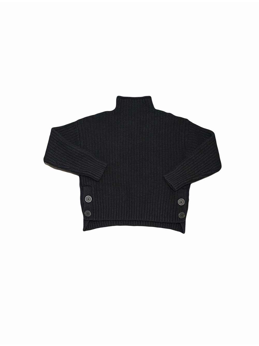 Madewell Black Chunky Knit Sweater